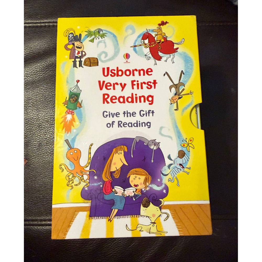 Usborne Very First Reading Set 15 Hardcover Books Phonics Early Learning Box Set